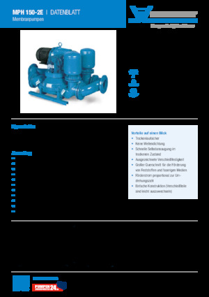 Pompes broyeurs Heide-Pumpen MPH 150-2D