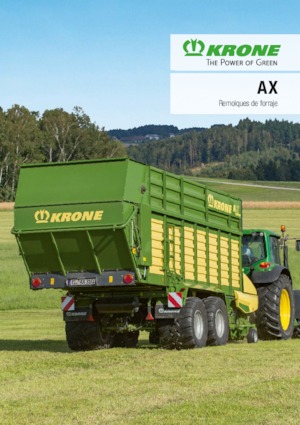 Remorques autochargeuses d'ensilage Krone AX 280 HD