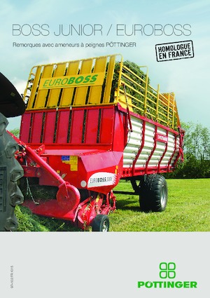 Remorques autochargeuses d'ensilage Pöttinger Boss Junior 17 T