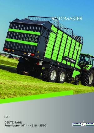 Remorques autochargeuses d'ensilage DEUTZ-FAHR RotoMaster 5520