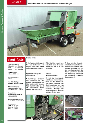 Broyeurs Jenz AZ 460 D