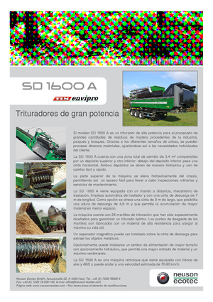 Broyeurs Neuson-Ecotec SD 1600 A