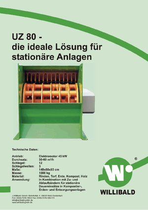Broyeurs Willibald UZ 80