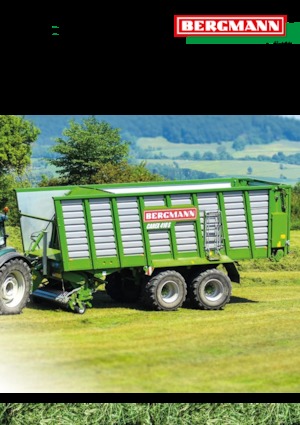 Remorques autochargeuses d'ensilage L. Bergmann Carex 370 S