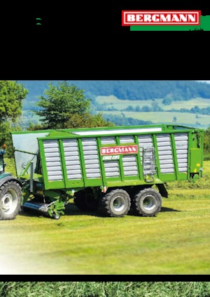 Remorques autochargeuses d'ensilage L. Bergmann Carex 370 S