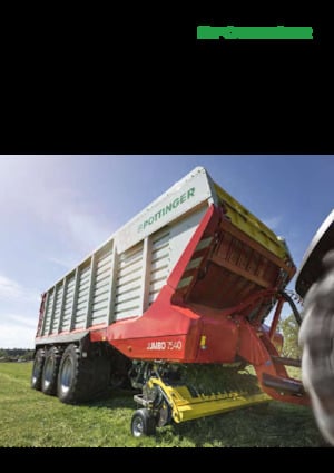 Remorques autochargeuses d'ensilage Pöttinger Jumbo 7400