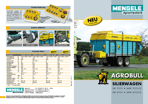 Remorques autochargeuses d'ensilage Mengele Agrobull 4000