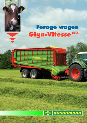 Remorques autochargeuses d'ensilage Strautmann Giga-Vitesse CFS 4001