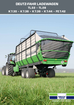 Remorques autochargeuses d'ensilage DEUTZ-FAHR K 7.39