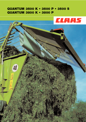 Remorques autochargeuses d'ensilage Claas Quantum 3800 K