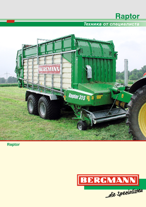 Remorques autochargeuses d'ensilage L. Bergmann Raptor 35 S