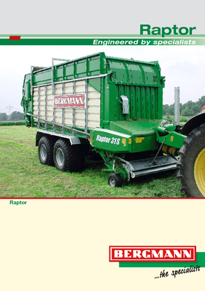 Remorques autochargeuses d'ensilage L. Bergmann Raptor 35 S