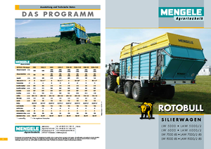 Remorques autochargeuses d'ensilage Mengele Rotobull 8000 RS