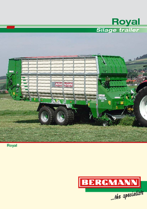 Remorques autochargeuses d'ensilage L. Bergmann Royal 30 K