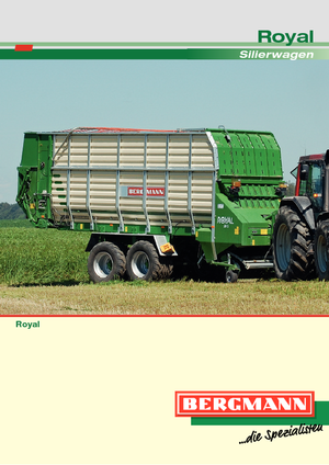 Remorques autochargeuses d'ensilage L. Bergmann Royal 30 K