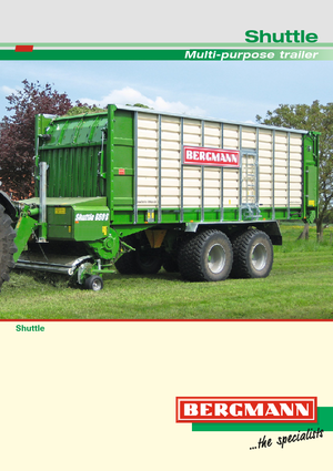 Remorques autochargeuses d'ensilage L. Bergmann Shuttle 940 S
