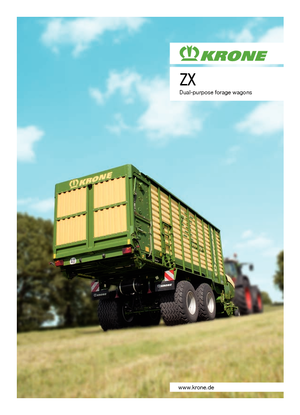 Remorques autochargeuses d'ensilage Krone ZX 450 GD