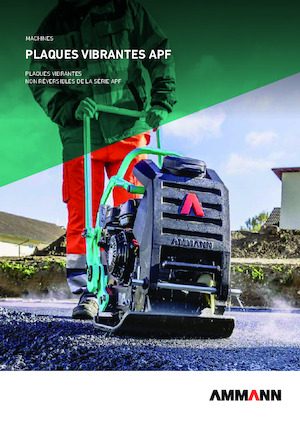 Plaques vibrantes unidirectionnelles Ammann APF 1540
