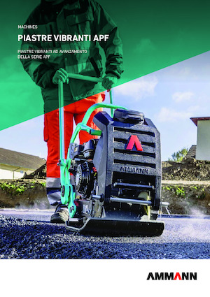 Plaques vibrantes unidirectionnelles Ammann APF 1540
