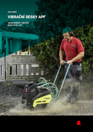 Plaques vibrantes unidirectionnelles Ammann APF 2050