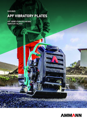 Plaques vibrantes unidirectionnelles Ammann APF 2050