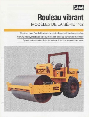 Rouleaux monocylindres Case 1102DA