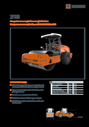 Rouleaux monocylindres Hamm 318