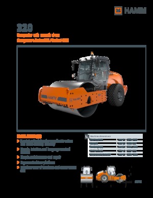 Rouleaux monocylindres Hamm 320