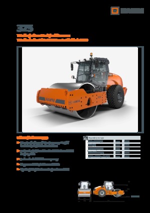 Rouleaux monocylindres Hamm 325