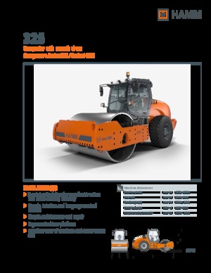 Rouleaux monocylindres Hamm 325