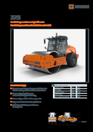 Rouleaux monocylindres Hamm 325
