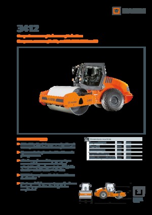 Rouleaux monocylindres Hamm 3412