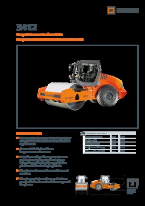 Rouleaux monocylindres Hamm 3412