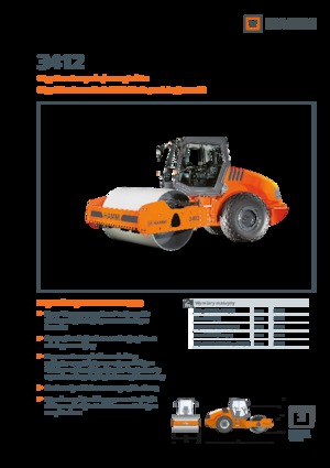 Rouleaux monocylindres Hamm 3412