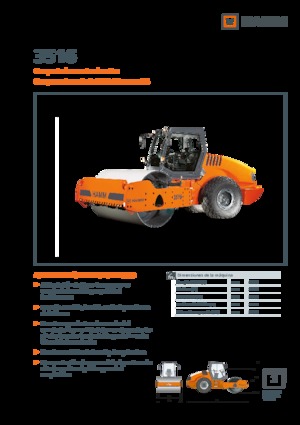 Rouleaux monocylindres Hamm 3516