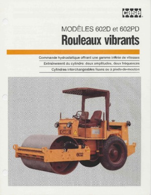 Rouleaux monocylindres Case 602D