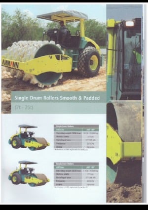 Rouleaux monocylindres Ammann AC 70
