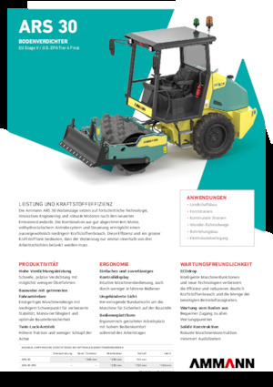 Rouleaux monocylindres Ammann ARS 30