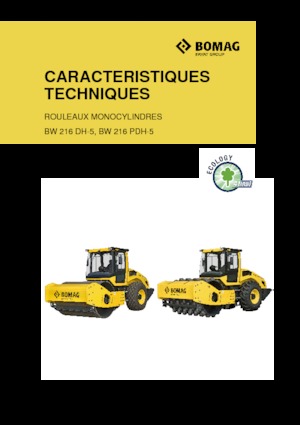 Rouleaux monocylindres Bomag BW 216 DH-5