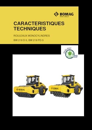 Rouleaux monocylindres Bomag BW 219 D-5