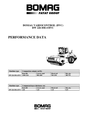 Rouleaux monocylindres Bomag BW 226 DH-4 BVC
