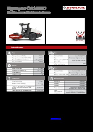 Rouleaux monocylindres Dynapac CA 1500 D