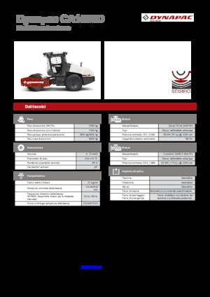Rouleaux monocylindres Dynapac CA 1500 D