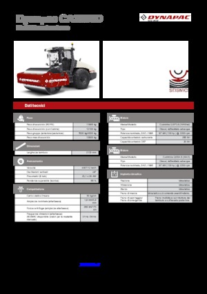 Rouleaux monocylindres Dynapac CA 3500 D