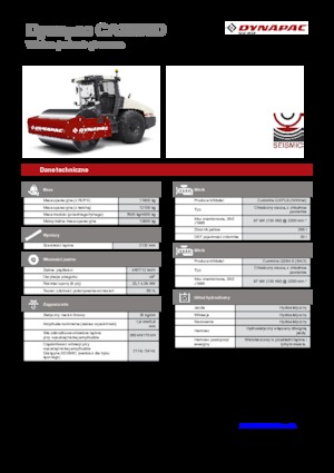 Rouleaux monocylindres Dynapac CA 3500 D