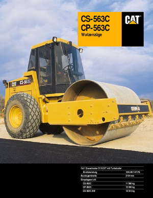 Rouleaux monocylindres Caterpillar CS 563 C