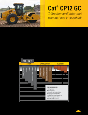 Rouleaux monocylindres Caterpillar CP12GC