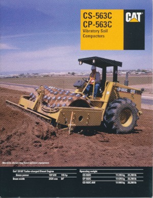 Rouleaux monocylindres Caterpillar CS-563CAW