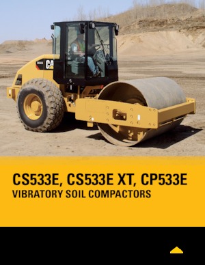 Rouleaux monocylindres Caterpillar CS533E XT