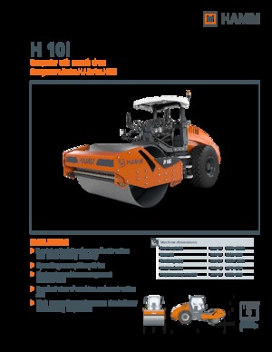 Rouleaux monocylindres Hamm H 10i